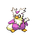 Delibird shiny front-facing sprite from Pokémon SoulSilver