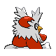 Delibird back-facing sprite from Pokémon Platinum