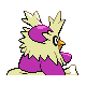Delibird shiny back-facing sprite from Pokémon Platinum