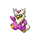 Delibird shiny front-facing sprite from Pokémon Platinum