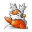 Delibird back-facing sprite from Pokémon Ruby