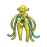 Deoxys shiny back-facing sprite from Pokémon Black 2