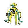 Deoxys shiny front-facing sprite from Pokémon Black 2
