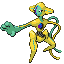 Deoxys shiny front-facing sprite from Pokémon Emerald