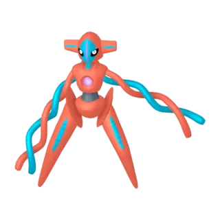 Deoxys front-facing sprite from Pokémon X