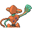 Deoxys back-facing sprite from Pokémon Ruby