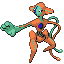 Deoxys front-facing sprite from Pokémon Ruby
