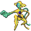 Deoxys shiny front-facing sprite from Pokémon Ruby