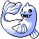 Dewgong front-facing sprite from Pokémon Crystal