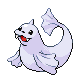 Dewgong front-facing sprite from Pokémon Diamond