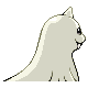 Dewgong shiny back-facing sprite from Pokémon Diamond