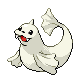 Dewgong shiny front-facing sprite from Pokémon Diamond