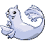 Dewgong front-facing sprite from Pokémon Emerald