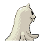 Dewgong shiny back-facing sprite from Pokémon FireRed