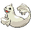 Dewgong shiny front-facing sprite from Pokémon FireRed