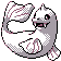 Dewgong shiny front-facing sprite from Pokémon Gold