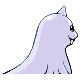 Dewgong back-facing sprite from Pokémon SoulSilver