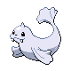 Dewgong front-facing sprite from Pokémon SoulSilver