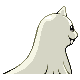 Dewgong shiny back-facing sprite from Pokémon SoulSilver