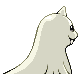 Dewgong shiny back-facing sprite from Pokémon Platinum