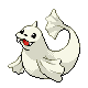 Dewgong shiny front-facing sprite from Pokémon Platinum