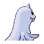Dewgong back-facing sprite from Pokémon Sapphire