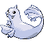Dewgong front-facing sprite from Pokémon Sapphire