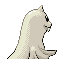 Dewgong shiny back-facing sprite from Pokémon Sapphire