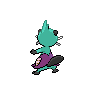Dewott shiny back-facing sprite from Pokémon White