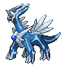 Dialga front-facing sprite from Pokémon Black