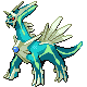 Dialga shiny front-facing sprite from Pokémon Diamond