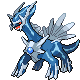 Dialga front-facing sprite from Pokémon HeartGold