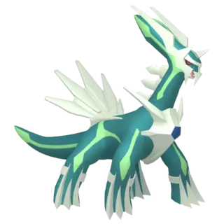 Dialga shiny front-facing sprite from Pokémon Shield