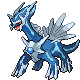 Dialga front-facing sprite from Pokémon Platinum