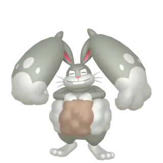 Diggersby shiny front-facing sprite from Pokémon X