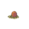 Diglett back-facing sprite from Pokémon Black 2