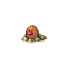 Diglett front-facing sprite from Pokémon White