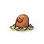 Diglett front-facing sprite from Pokémon FireRed
