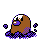 Diglett shiny front-facing sprite from Pokémon Gold