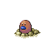 Diglett shiny front-facing sprite from Pokémon Platinum