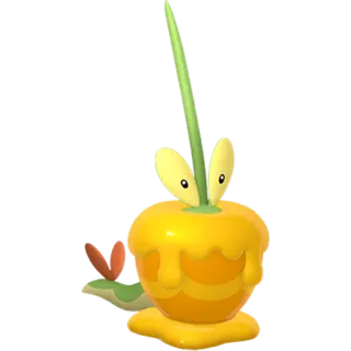 Dipplin shiny front-facing sprite from Pokémon Scarlet/Violet: The Teal Mask