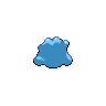 Ditto shiny back-facing sprite from Pokémon White