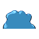 Ditto shiny back-facing sprite from Pokémon Pearl
