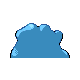 Ditto shiny back-facing sprite from Pokémon SoulSilver