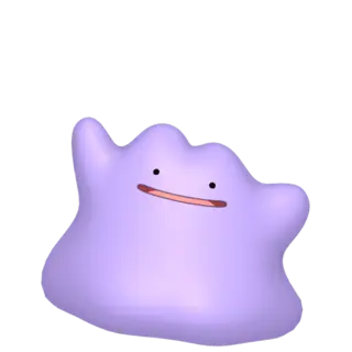 Ditto front-facing sprite from Pokémon X
