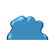Ditto shiny back-facing sprite from Pokémon Platinum