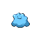 Ditto shiny front-facing sprite from Pokémon Platinum