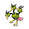 Dodrio shiny front-facing sprite from Pokémon Black 2