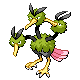 Dodrio shiny front-facing sprite from Pokémon Diamond