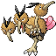 Dodrio front-facing sprite from Pokémon Emerald